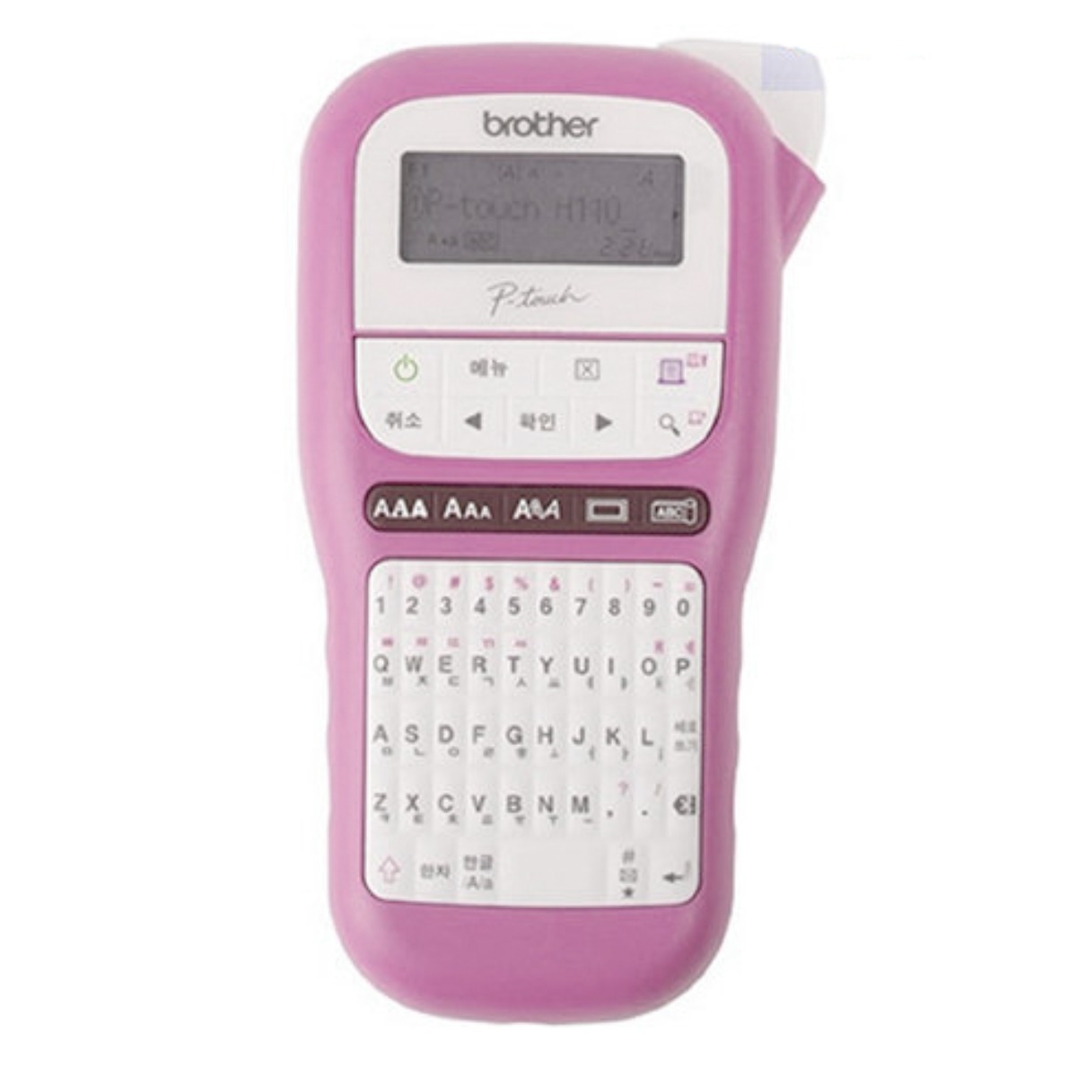 PT-H110PK 브라더 라벨프린터, 1개, PT-H110PK,사은품  12mm(흰색용지 빨강글자) 66,020원