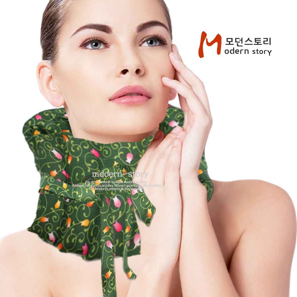 모던스토리 천연건조허브100% 허브찜질팩 목찜질팩(다용도-리본형)+커버포함-그린튜율립 42,200원