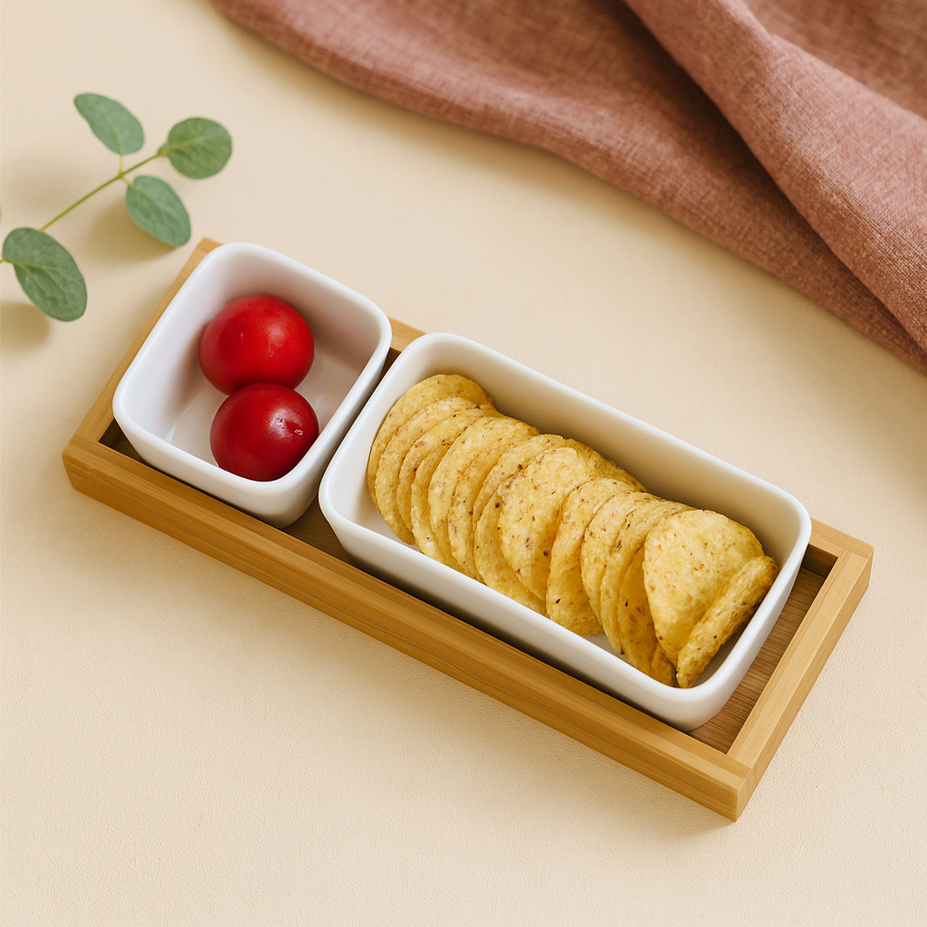 사각 나눔접시 도자기 세트 반찬 그릇 (옵션3 사각접시1+직사각접시1+트레이), 단품 12,650원