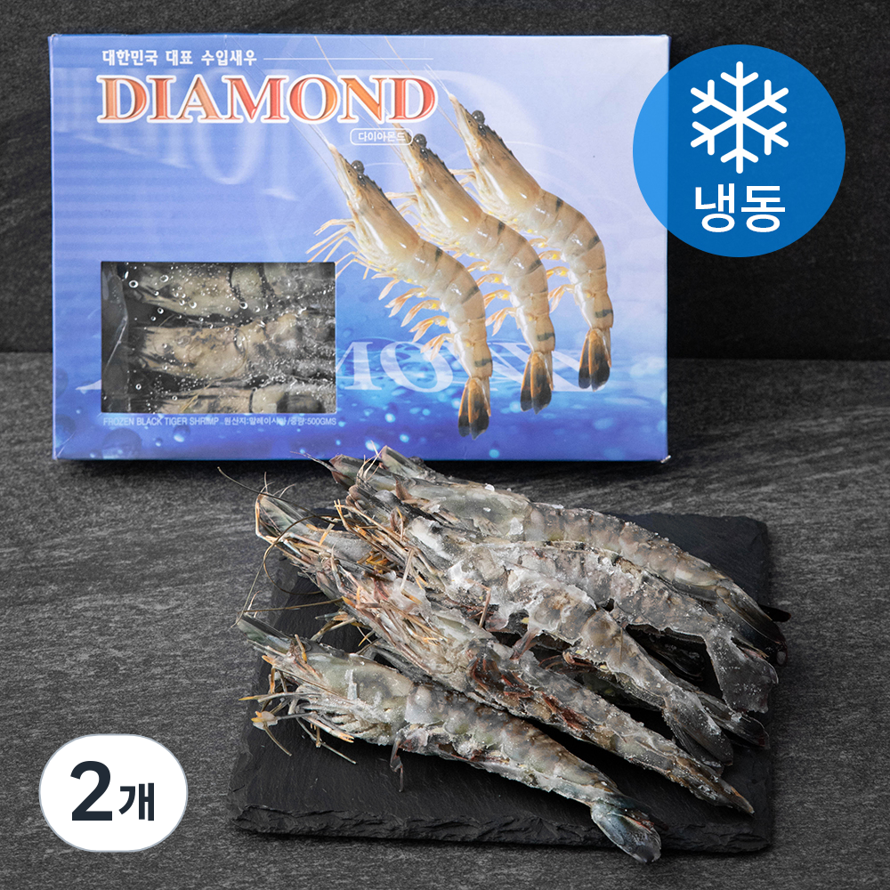 DIAMOND 홍다리 얼룩 새우 10미 (냉동) 35,340원