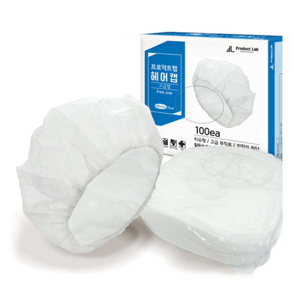 프로덕트랩 일회용 위생모자 라운드캡 조리모 몹캡 2000매 81,700원