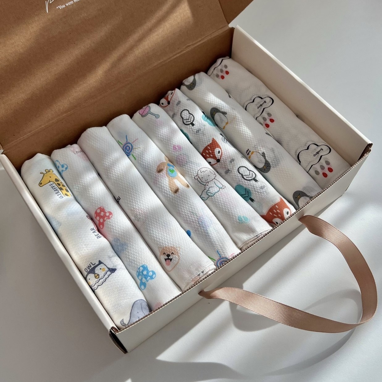 피카부 아기 손수건 40장 +손잡이형 선물박스 / 임신 출산 선물세트 39,900원