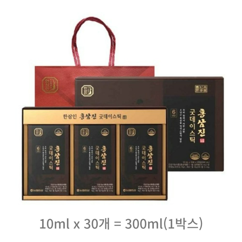한삼인 홍삼진 굿데이스틱 + 쇼핑백 30,970원