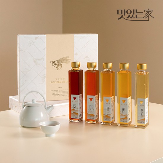 일상다완 지리산 벌꿀 5종 선물세트+쇼핑백 127,500원