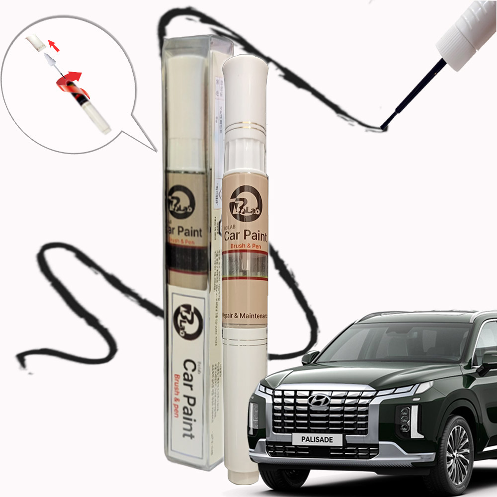 팰리세이드 붓펜 자동차 흠집커버 붓페인트 전차종 호환 컬러 페인트 펜 11,000원