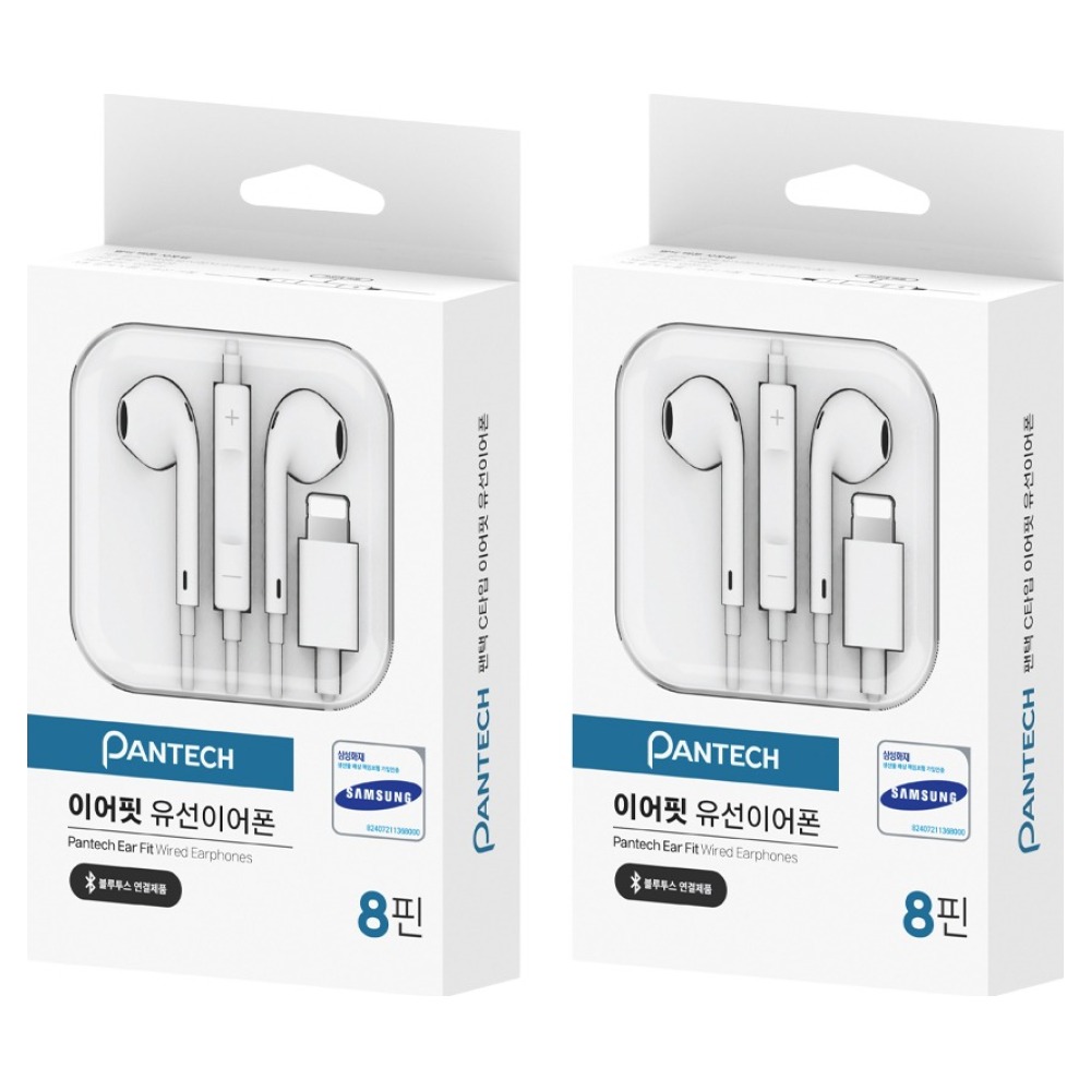 팬택 이어핏 8핀 오픈형 다이나믹 블루투스 유선이어폰 2p, TRME-02, 화이트, TRME-02, 화이트, 화이트 11,590원