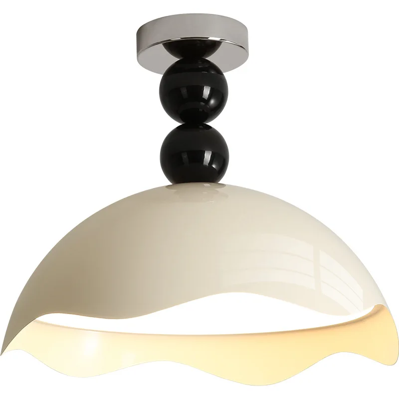 모던 미드 센추리 럭셔리 에그쉘 LED 천장 조명 마스터 침실 분위기 조명용, 거품 달 세 가지 색상 변경 가능 73,690원