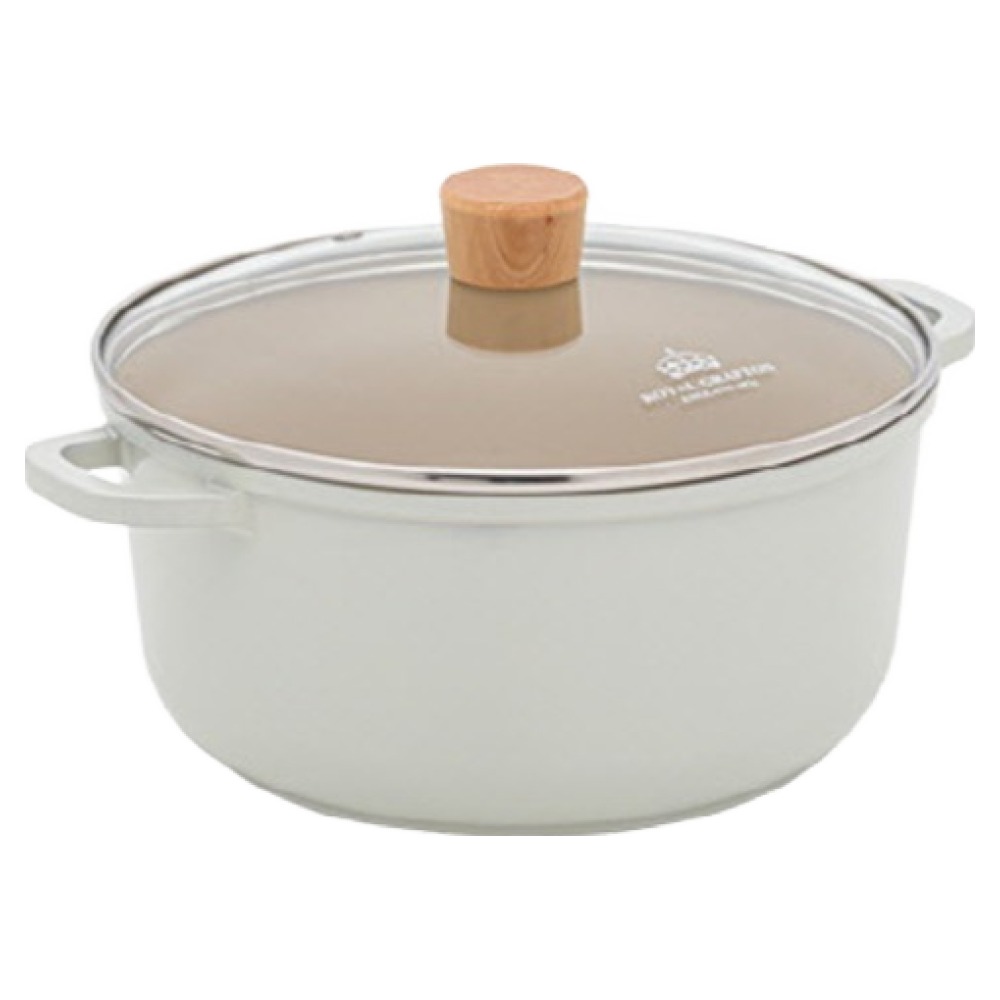 노르딕키친 인덕션 크림 IH 통주물 세라믹 양수냄비, 아이보리, 1개, 28cm 45,310원