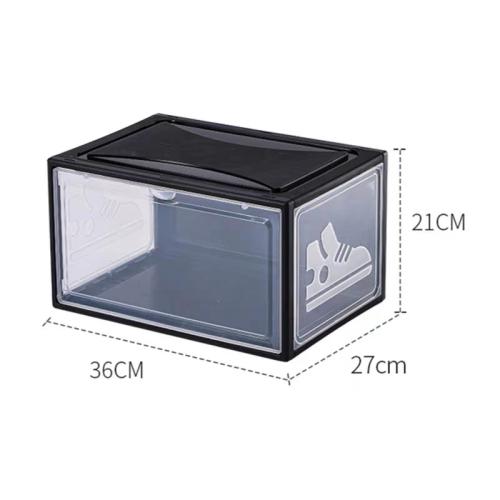투명 신발 상자 경화 플라스틱 신발 상자 쌓을 수 있는 보관 신발 캐비닛 하이탑 방진 신발 정리함 1 개 28,370원