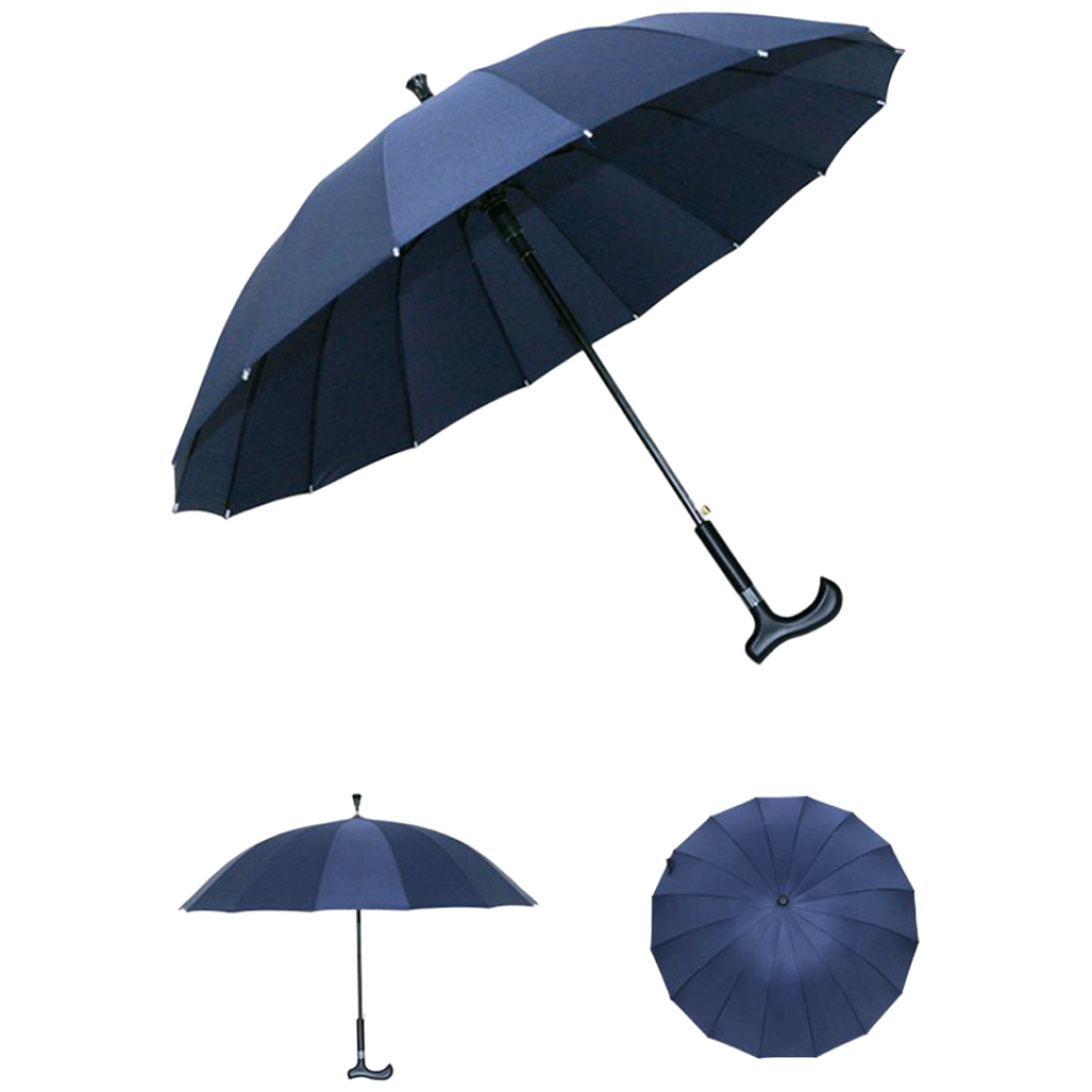 포유렐라 지팡이 블랙 튼튼한 고급 대형 자동 큰 장우산 7,900원