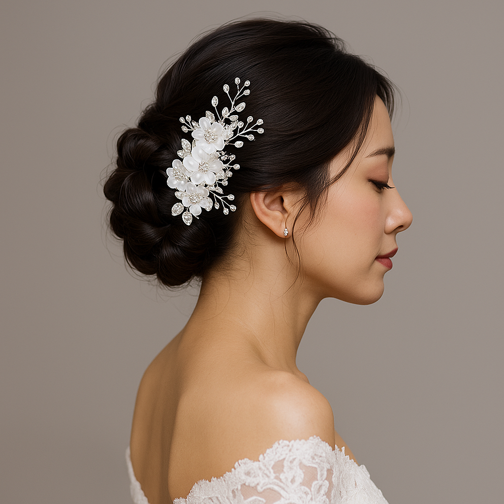 티나벨 한복머리장식 한복뒤꽂이 웨딩헤어핀 혼주올림머리 셀프웨딩 14,800원