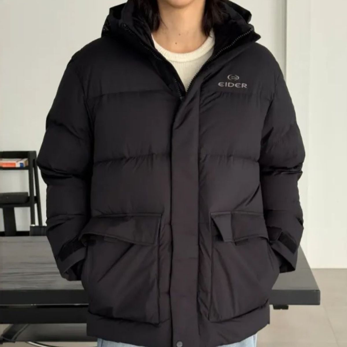 [정가:445000원] 아이더 가벼운 덕 다운 남성 패딩 +tiery양말증정 219,000원