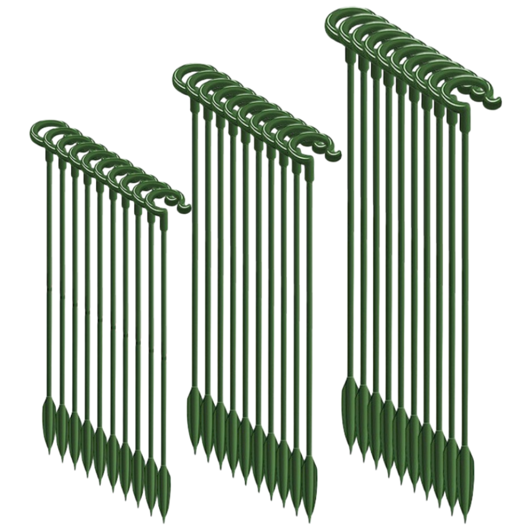 쵸록101 오링 식물 지지대 고리형 17cm+27cm+37cm, 30개 13,900원