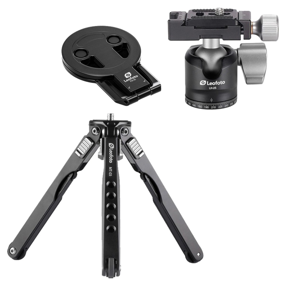 레오포토 스파이더 미니삼각대 + 볼헤드 + 맥세이프 스마트폰 스탠드 블랙 세트 188,000원