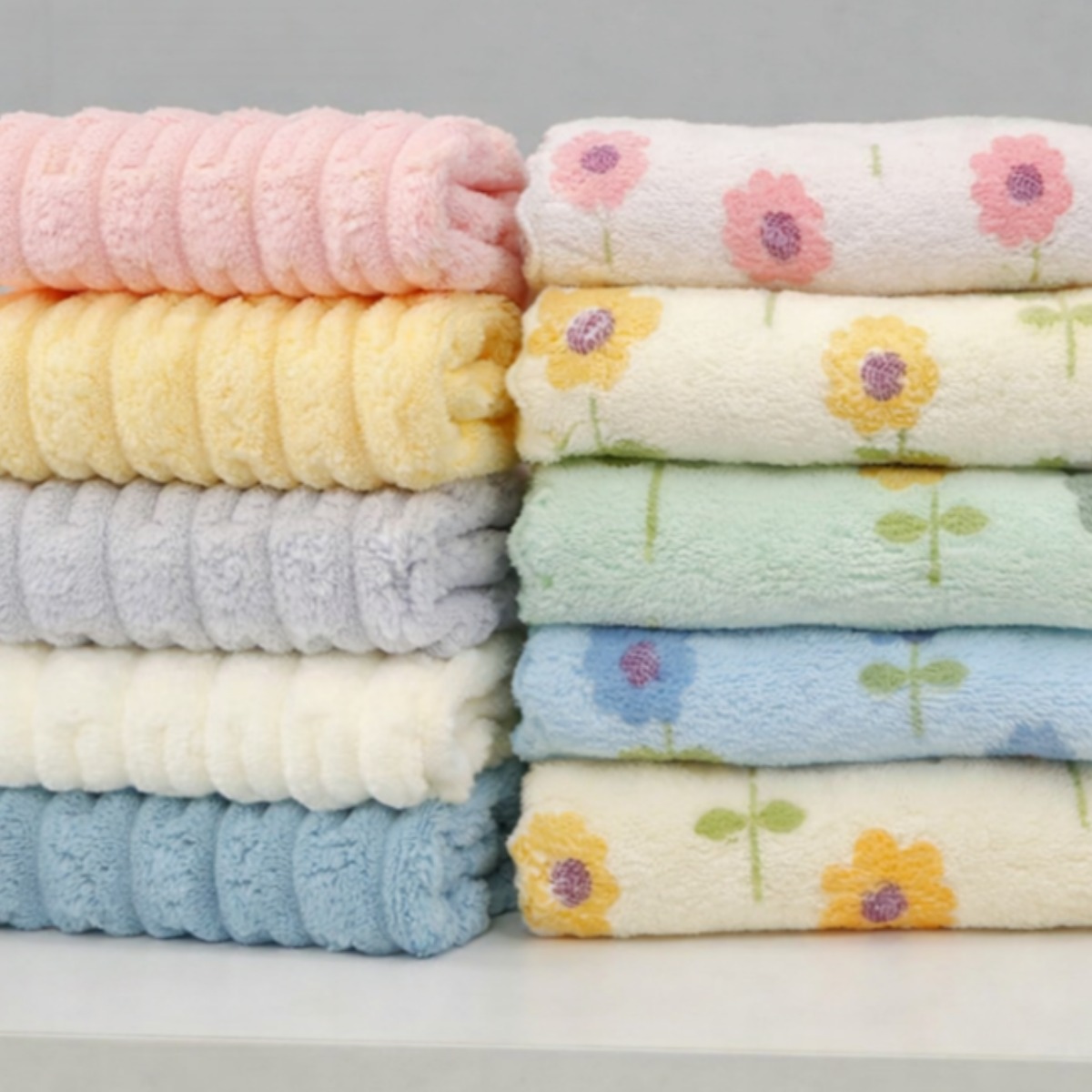 흡수력 빠른 극세사 깔끔 주방행주 2종 10장, 빨아쓰는 물먹는 다용도 요술 행주, 10개 14,400원