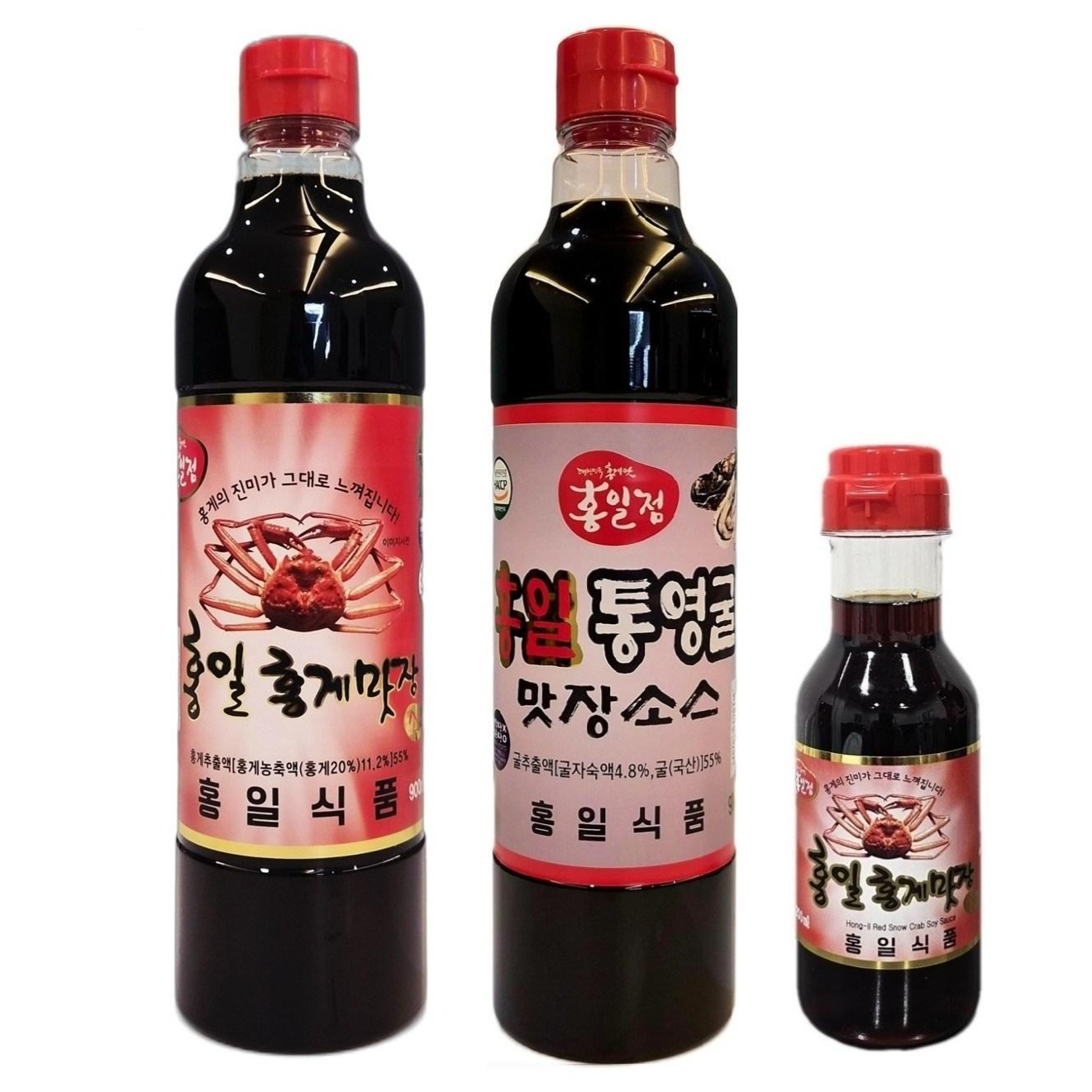 홍일 홍게맛장900 + 통영굴맛장900 + 홍게맛장200 편스토랑, 1세트, 2L 18,620원