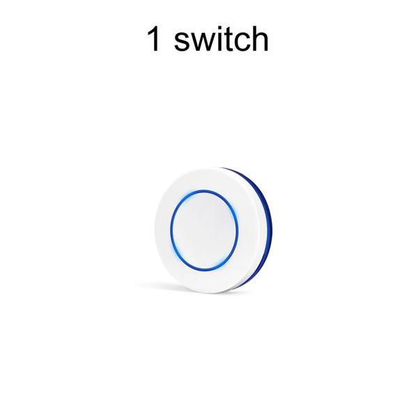 RF433Mhz 무선 리모컨 조명 스위치 미니 소형 원형 버튼 벽면 패널 220V 110V 10A 릴레이 수신기 가정용 LE 10,320원