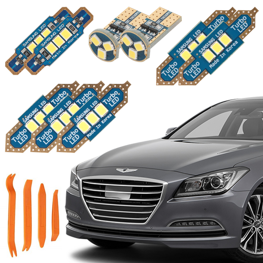 카템 차량용 루나 LED 실내등+리무버 풀세트, 1세트, 현대 제네시스 DH 2013년 11월~2016년 7월 18,600원