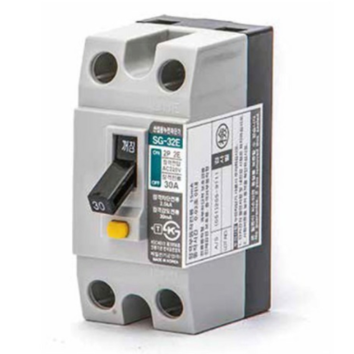제일전기 산업용 누전차단기 SG-32E 20A 30mA(일반형) 7,600원