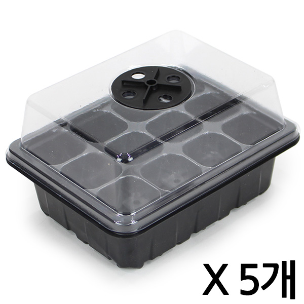 세인화분 모종 트레이 12구 5개 10개 - 모종판 포트 잎꽂이 화분 세트 육묘 하우스 모종박스 씨앗 발아기 발아 받침 진열대 어린이 9,500원