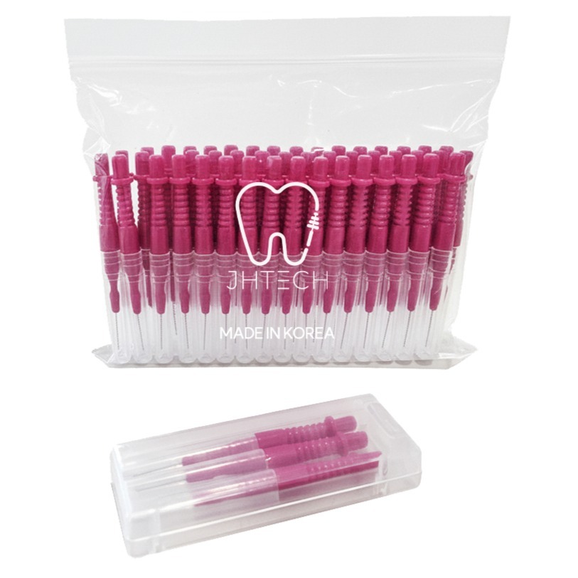 주현테크 스마일브러쉬 치간 칫솔 I형 SSSS 레드, 0.6mm, 50개입, 1개 6,800원