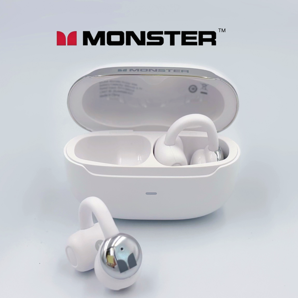 MONSTER정품 W66 귀걸이형 무선 블루투스 이어폰 오픈형 신규출시, 화이트 48,650원