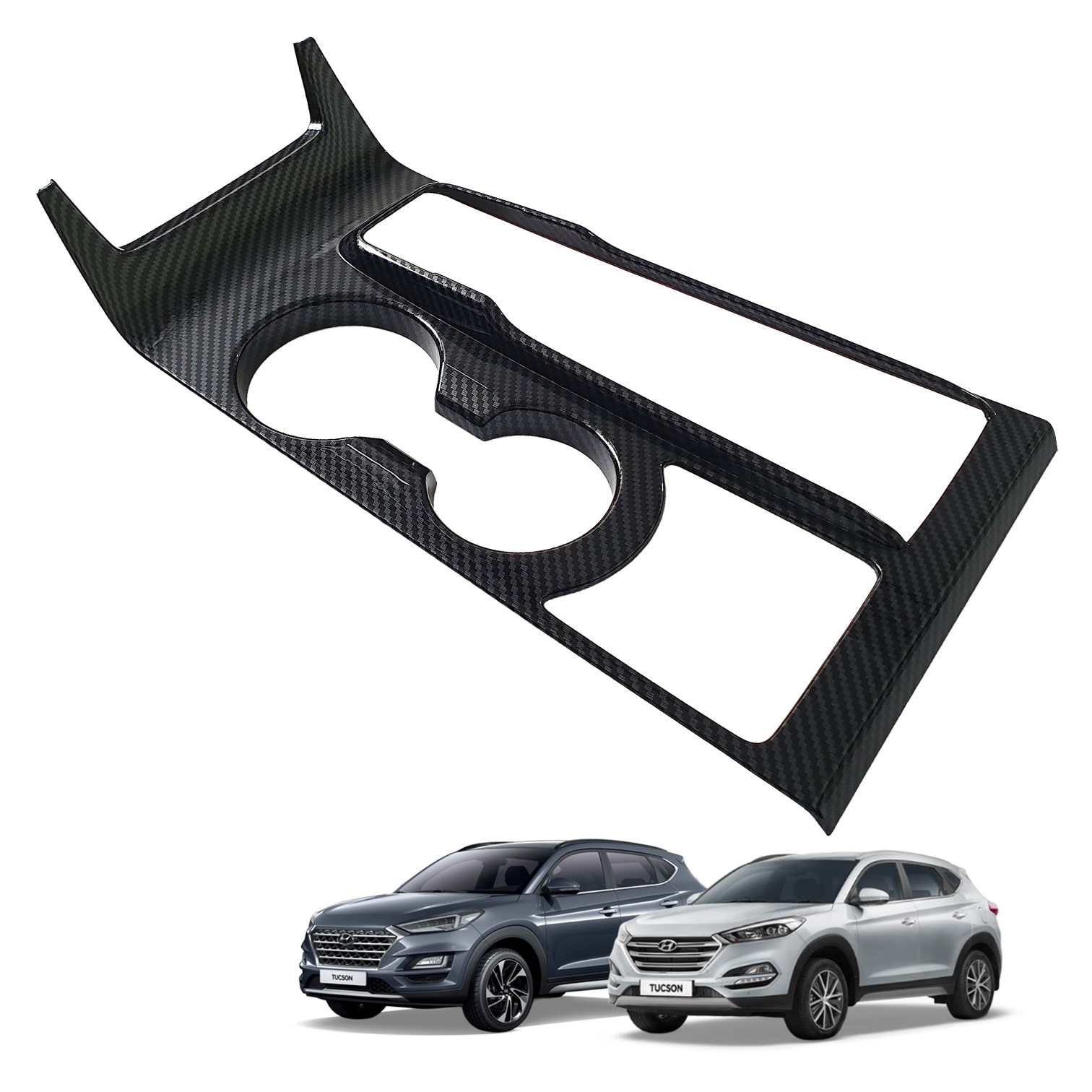 미켈라토 올뉴투싼TL 투싼 페이스리프트 튜닝 카본몰딩 실내 기스방지 커버 용품, 카본블랙_03 기어박스커버1pcs, 기타 35,800원