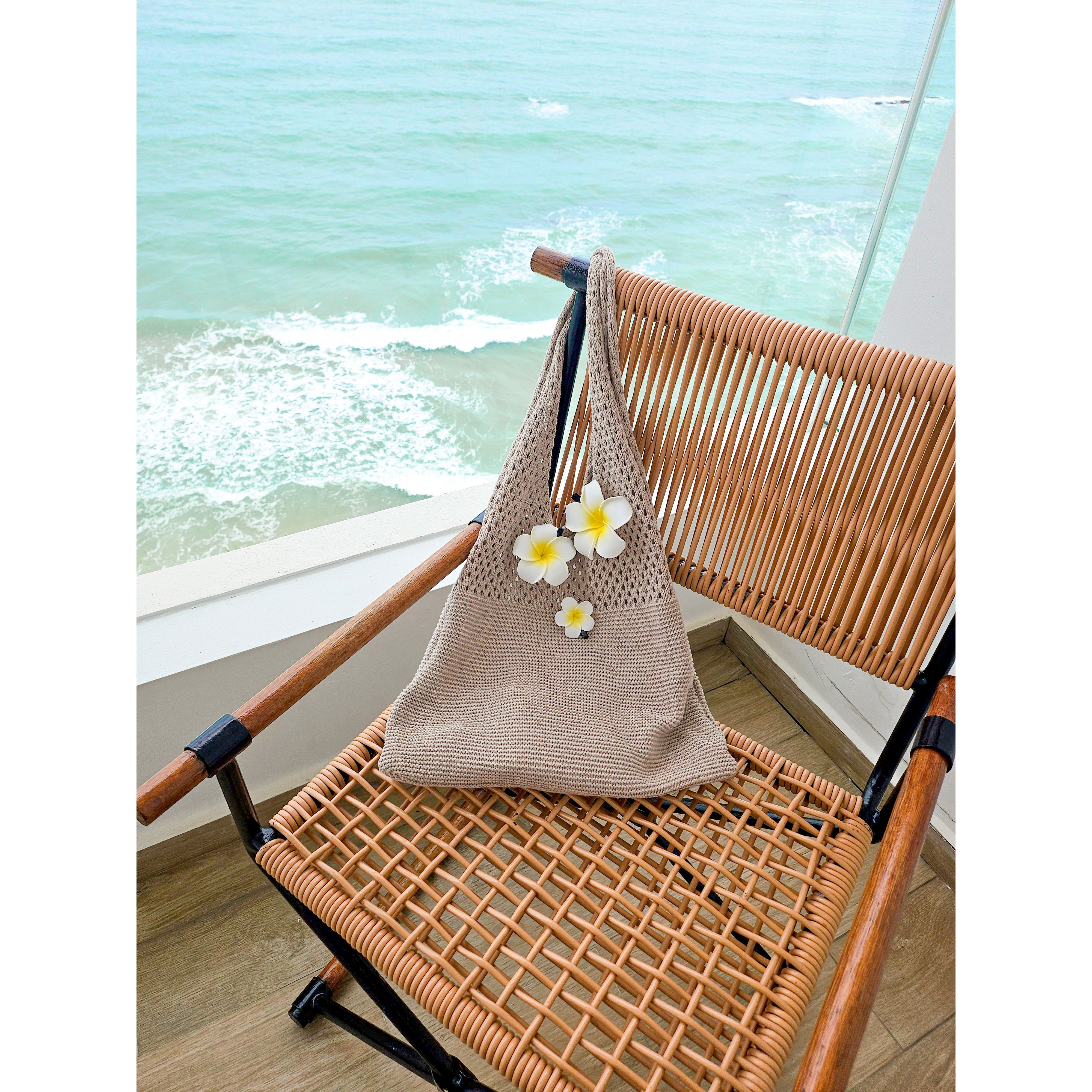 여름 그물 가방 손뜨개 네트백 여성 라탄백 장바구니 8,900원