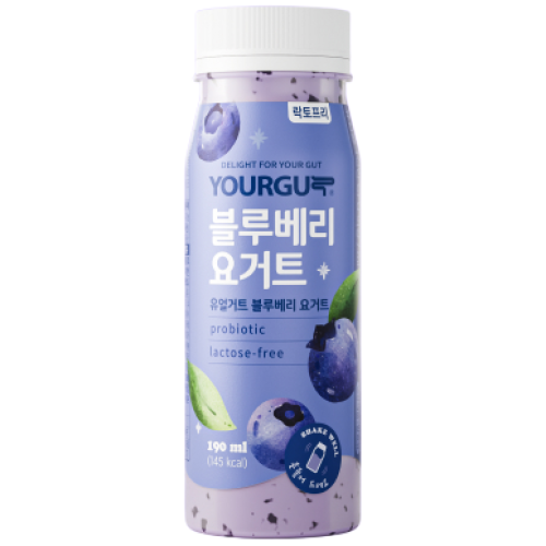 아침 간식 간편 마시는 락토프리 유얼거트 블루베리 요거트 190ml 12개, 12개, 190ml 28,800원