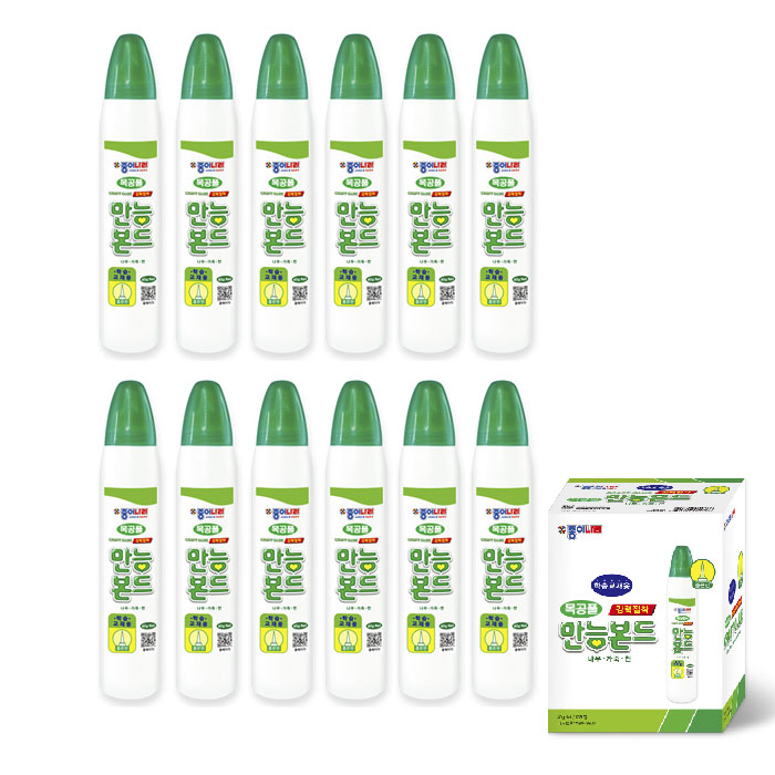 종이나라 만능본드 40g 1갑(12입) 목공풀 8,700원