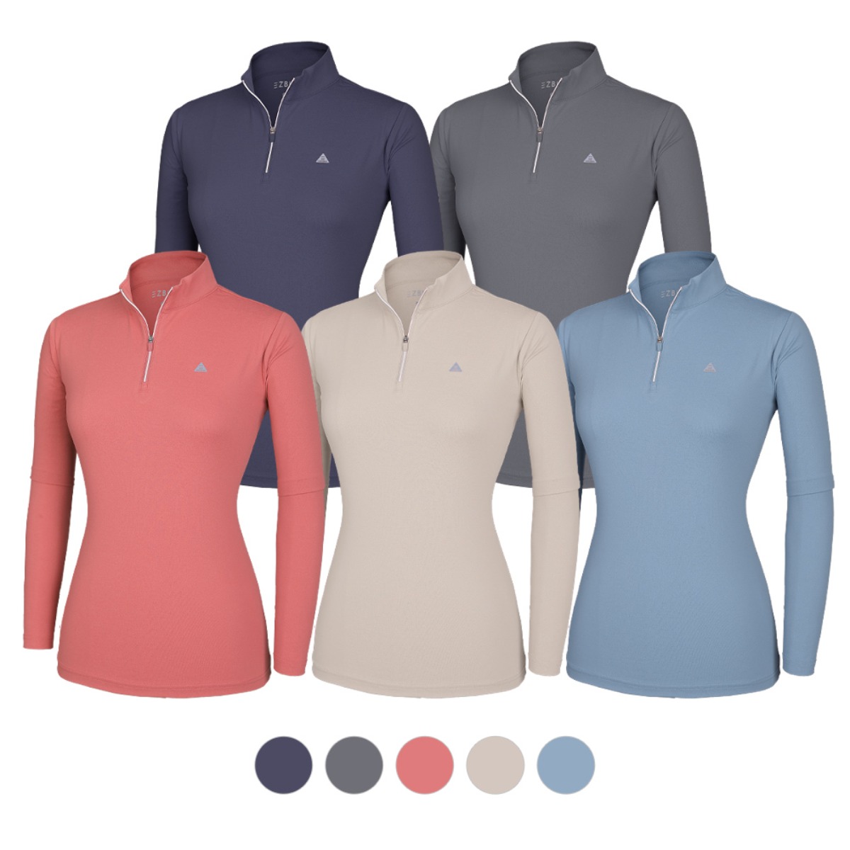 <스타일랑> (1+1) 여성 봄 여름 긴팔 집업 티셔츠 / 프리미엄 소로나 원단 빅사이즈 등산 아웃도어 스포츠 스판 집업티 35,980원