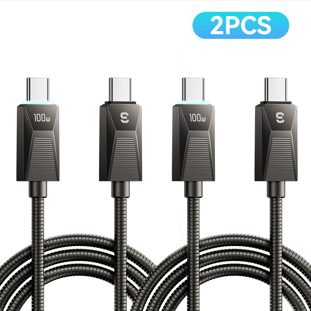 ESSAGER PD 100W/240W C to C타입 고속 충전기 케이블  2개입 9,800원