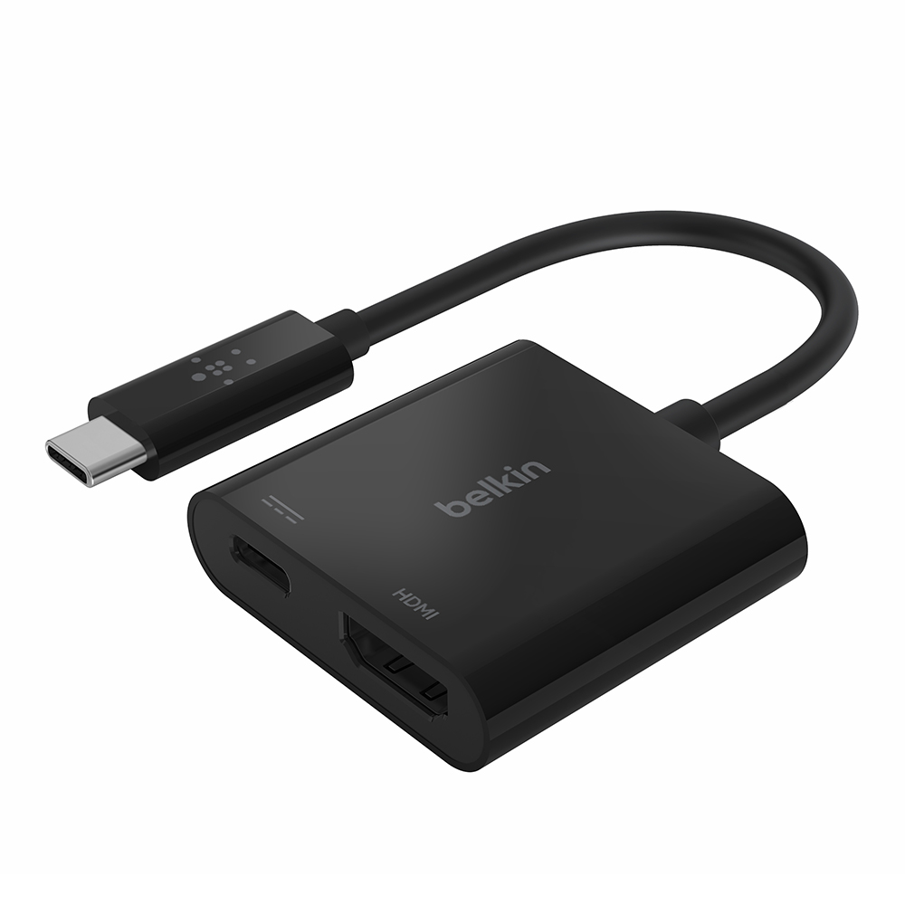 벨킨 USB-C to HDMI + C타입 60W PD 충전 어댑터 4K 영상출력 썬더볼트3 호환 젠더 AVC002, AVC002 49,900원