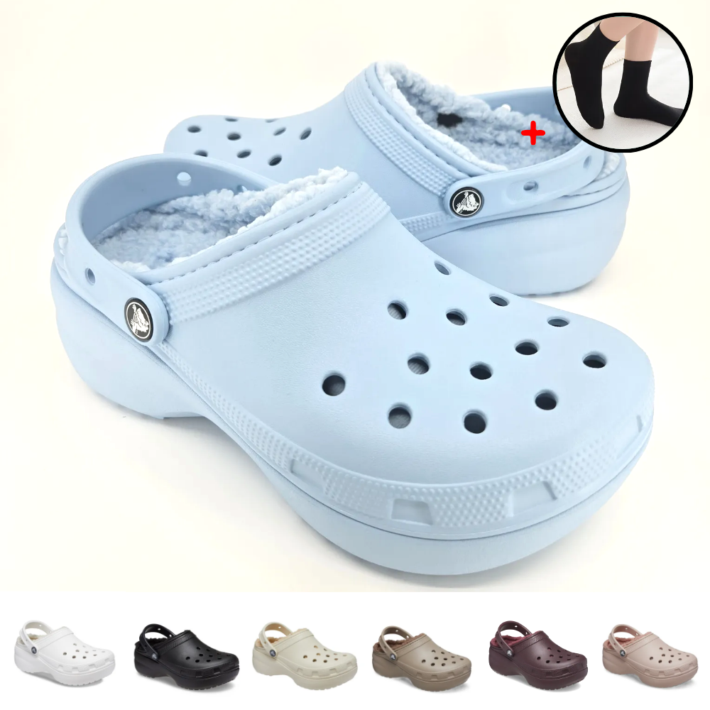 정품 크록스 클래식 플랫폼 라인드 클로그 우먼 키높이 캠핑 사무실 통굽 방한 털 슬리퍼 crocs 탐나고 무지 양말 65,800원