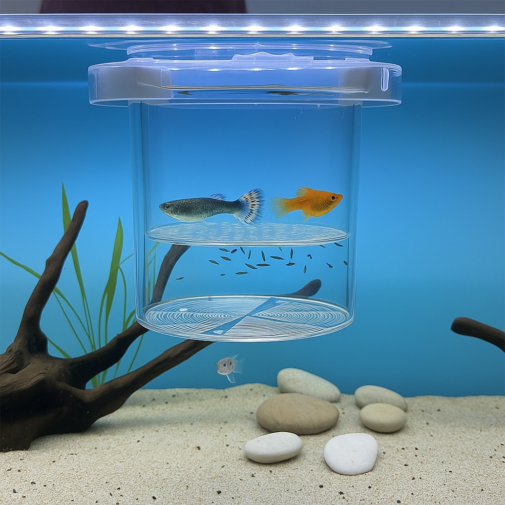 원형 물고기 부화통 분리통 부화통 열대어 수족관 어항 산란 치어 격리 보호 분리 8,500원