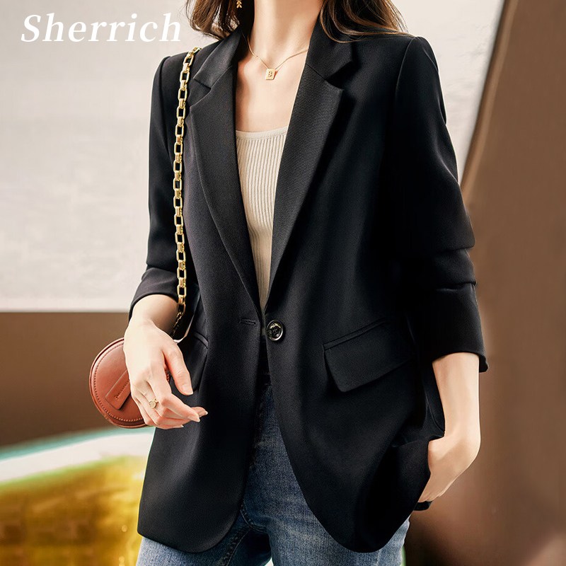 Sherrich 여성정장자켓 캐주얼 여성자켓 소매 심플 봄가을 22,900원