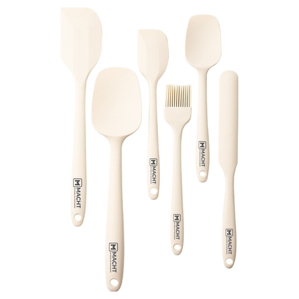 MACHT 프리미엄 실리콘 조리도구 6종 세트, 1세트, 크림화이트, 6종 17,790원