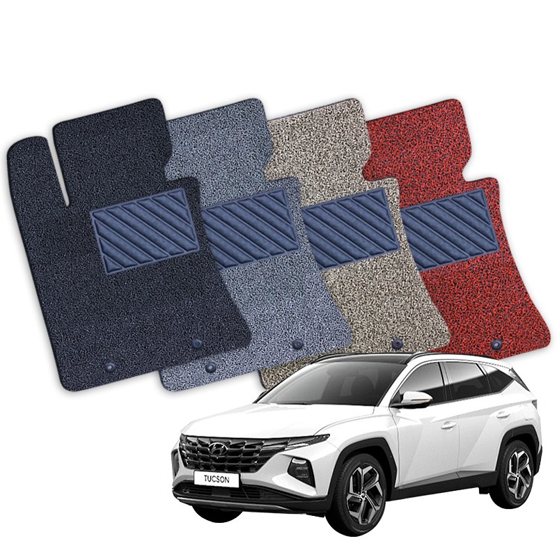 투싼 전차종 확장형 코일매트 카매트 풀세트 CK, 올뉴투싼TL(15년3월-18년7월), 그레이 테두리마감, 현대 59,900원