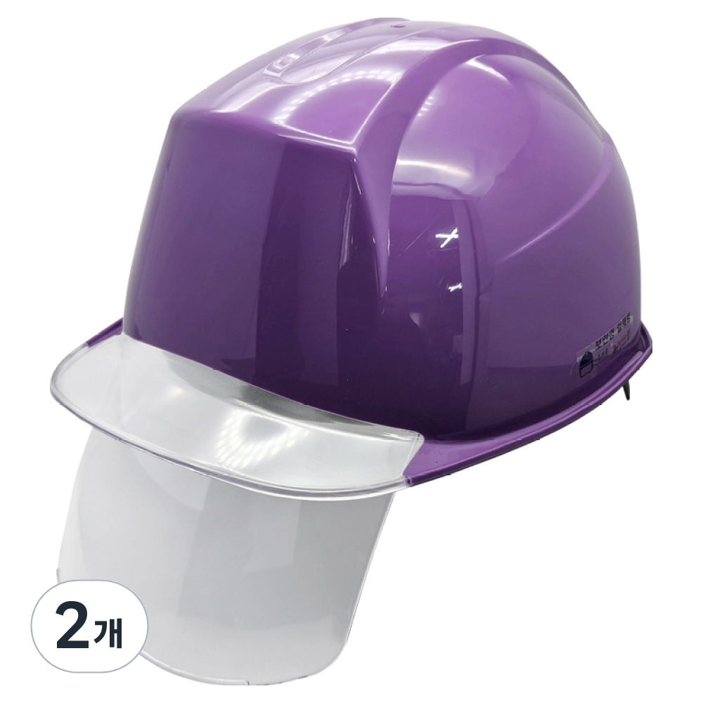 동명 건설현장 공사장 머리보호 안전모 신투구형 투명창 보안경 ABE등급 퍼플 31,300원