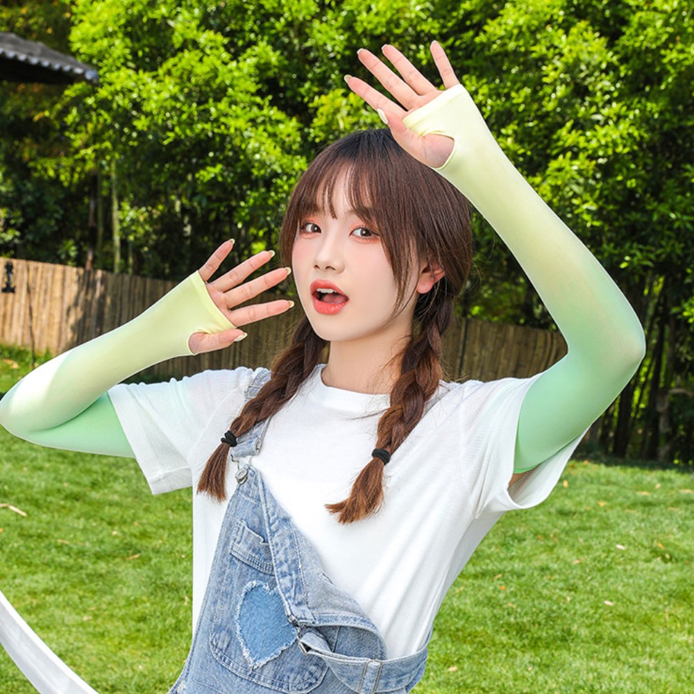 [에코럭키] 투톤 컬러 UV 쿨토시 자외선차단 팔토시 골프 운전 등산 4,800원