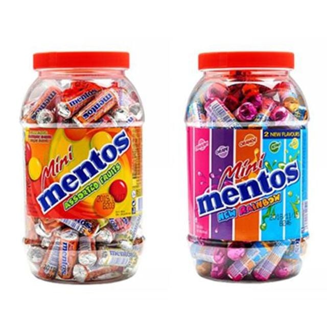 간식 뉴레인보우 미니멘토스 100입 100입+푸르티 29,740원