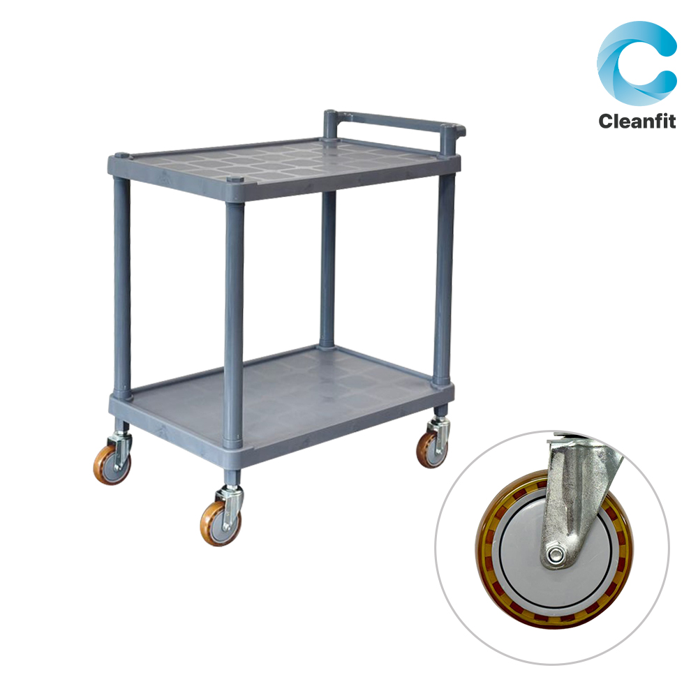 크린핏 2단 ABS 식당 서빙 카트 회색 (와인 바퀴), 1개 85,890원
