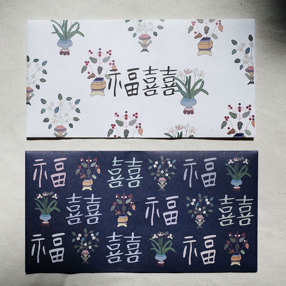 축의금봉투 한국 전통문양 돈봉투 복희 현금용돈봉투 7,000원