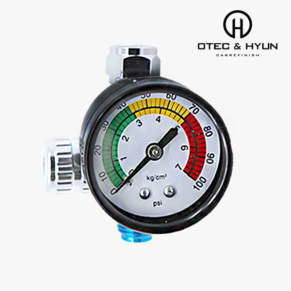 대만제 (SG017) 스프레이건 아날로그 압력게이지 레귤레이터, 1개 13,390원