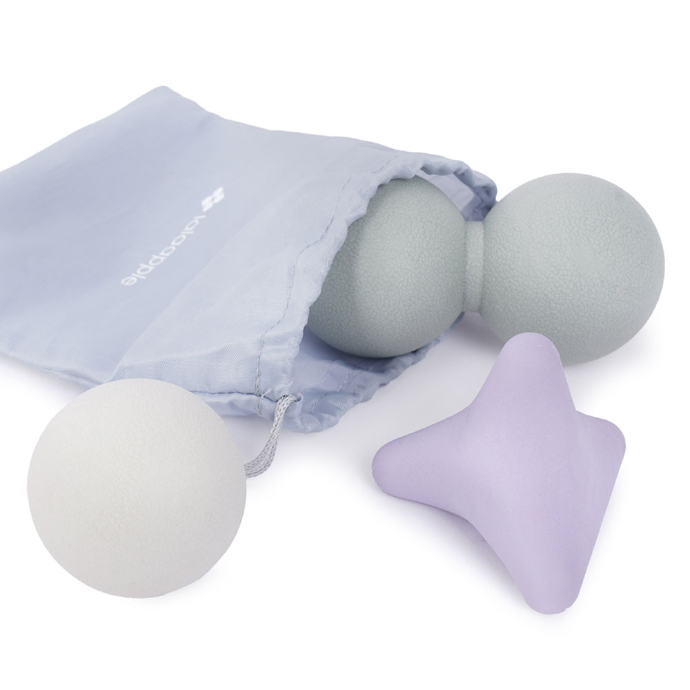 라라애플 마사지 지압볼 3종 + 파우치 세트 7,900원