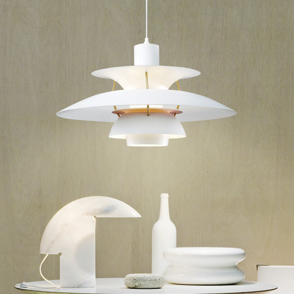 런던라이팅 루이스 PH5 화이트 인테리어 펜던트 식탁 조명 LED 램프 무료 증정 110,000원