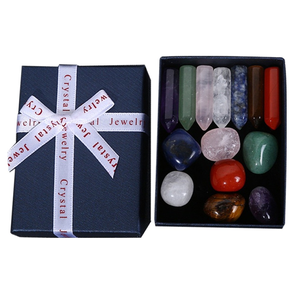문구담 힐링 크리스탈 오브제 에너지 파워스톤 14개 세트 균형, 혼합색상 17,500원