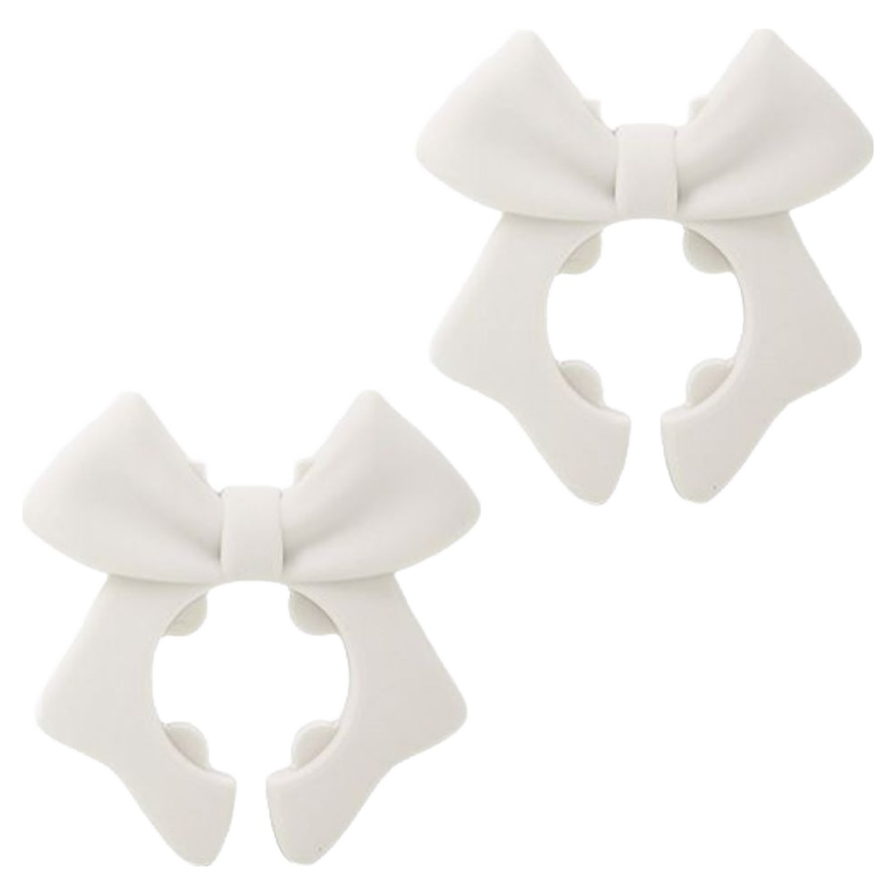 라임리빙 리본 실리콘 조리도구 받침대 2p, 2개, 화이트 3,840원