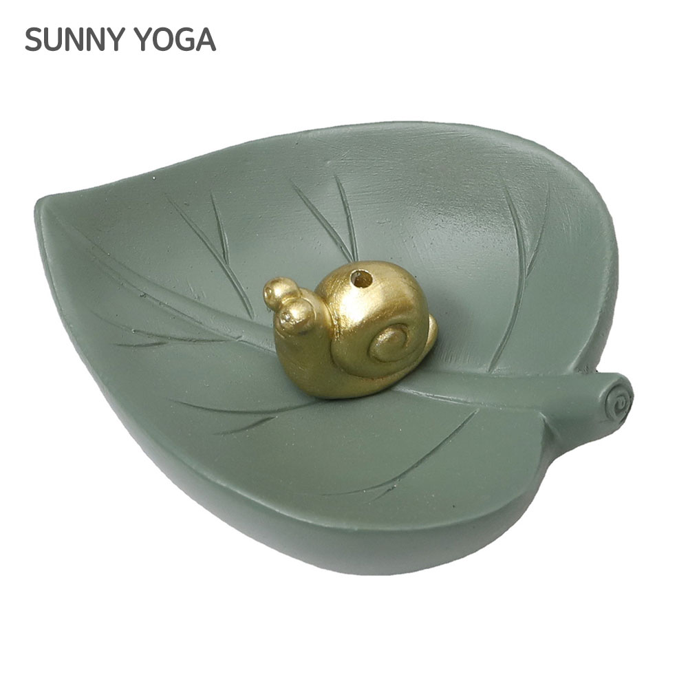 써니요가 인센스스틱 홀더 향꽂이 향받침대 집들이선물, 이슬먹은 달팽이 18,000원