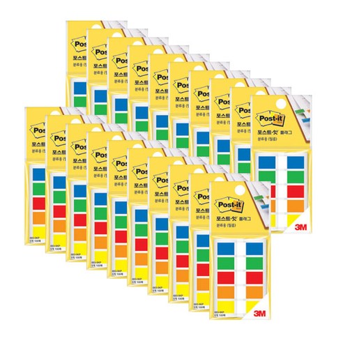 쓰리엠 포스트잇 플래그 5색 20p 683-5KP 38,300원